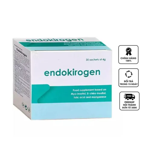 Viên Uống Endokirogen Hỗ Trợ Tăng Khả Năng Thụ Thai - Giúp Ổn Định Kinh Nguyệt, Cải Thiện Chất Lượng Trứng cho Phụ Nữ Mang Thai