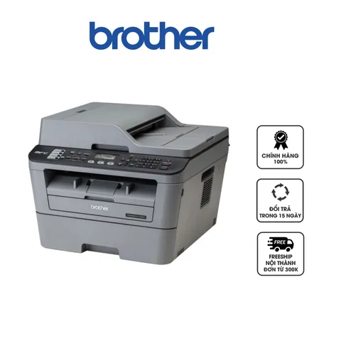 Máy in laser đa năng Brother MFC-L2701D - In, Scan, Copy, Fax, tốc độ 30 trang/phút, in 2 mặt tự động, kết nối USB tiện lợi