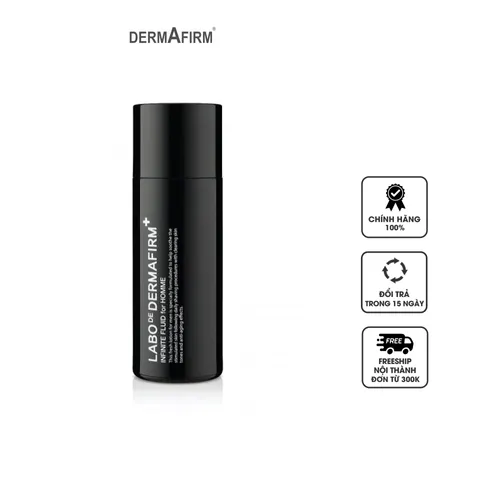 Sữa Dưỡng Da Cho Nam Dermafirm Infinite Fluid 120ml - Chăm Sóc Da Chống Nhăn, Dưỡng Ẩm, Làm Sáng Da