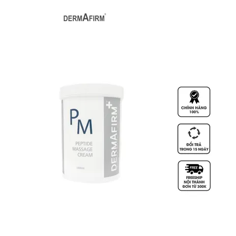 Kem Massage Tăng Sinh Tế Bào Dermafirm Peptide - Dưỡng Trắng, Kích Thích Collagen cho Da Mềm Mại, Sáng Khỏe 1000ml