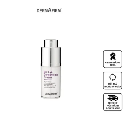Kem Dưỡng Mắt Dermafirm Bio Eye Concentrate Cream 15ml - Giảm Bọng Mắt, Nếp Nhăn và Quầng Thâm, Dưỡng Ẩm Hiệu Quả