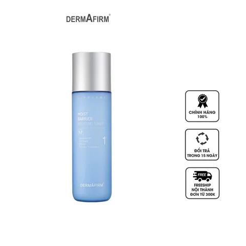 Nước Cân Bằng Da Khô Dermafirm Moist Barrier Boosting Toner 200ml - Dưỡng Ẩm Sâu, Làm Đầy Nếp Nhăn, Giúp Da Căng Mọng
