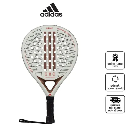 Vợt Padel Adidas Drive 3.3 Vintage ADRK5CA1 - Vợt Thể Thao Cho Người Mới Bắt Đầu, Thiết Kế Cổ Điển, Chất Liệu Cao Cấp