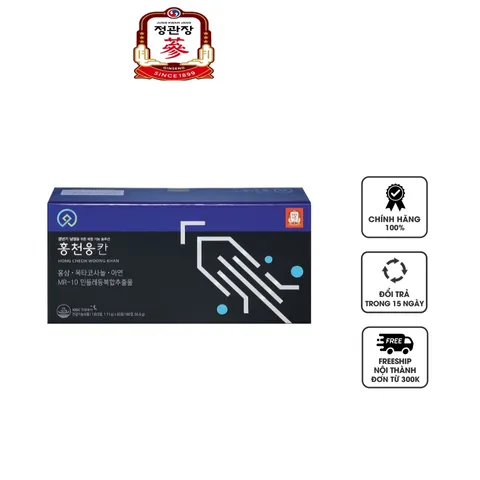 Viên hồng sâm KGC Hong Cheon Woong Khan cho nam giới - Hỗ trợ tăng cường sức khỏe, chức năng sinh lý và sức bền - 180 viên bổ dưỡng