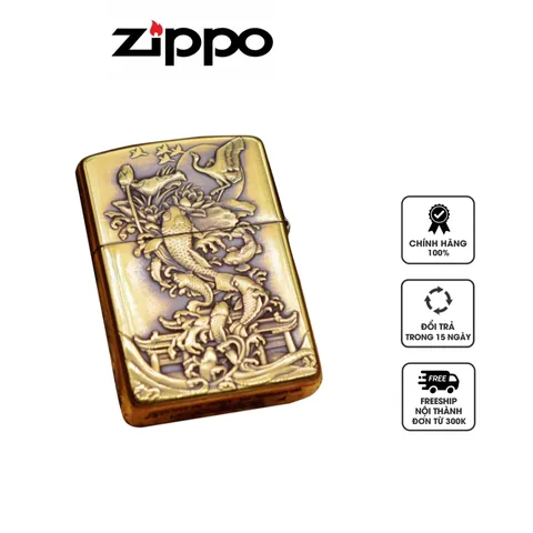 Bật Lửa Zippo 3D Cá Rồng Arrodia Fish ZPC4258 - Thiết Kế Sang Trọng, Biểu Tượng Phong Thủy Tinh Xảo, Quà Tặng Độc Đáo