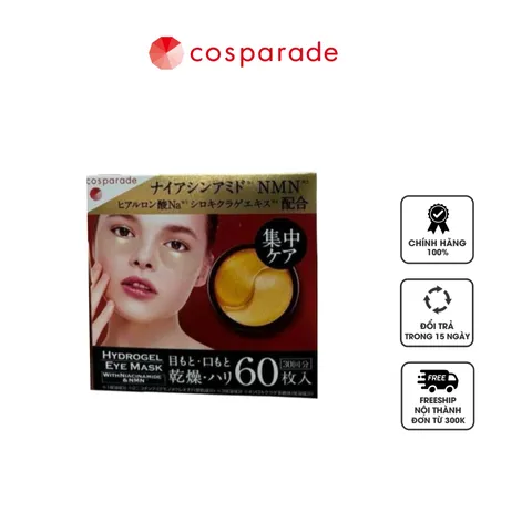 Mặt nạ mắt Hydrogel Cosparade Niacinamide - Giảm quầng thâm, làm sáng da, giảm nhăn cho đôi mắt tươi trẻ - 60 miếng