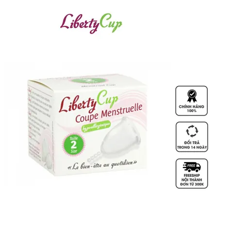 Cốc Nguyệt San Liberty Cup Pháp - Thiết Kế Tiện Lợi, Thân Thiện Môi Trường, Dành Cho Phụ Nữ, Sử Dụng Đến 10 Năm