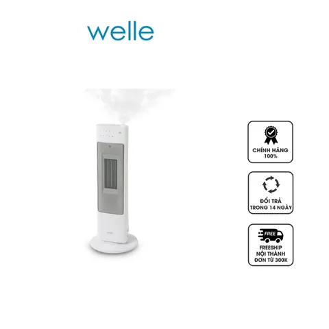 Máy Sưởi Kiêm Phun Ẩm Welle WH-T850H - Thiết Bị Thông Minh 2 Trong 1 Sưởi Ấm và Tạo Độ Ẩm Cho Gia Đình, Tiết Kiệm Diện Tích