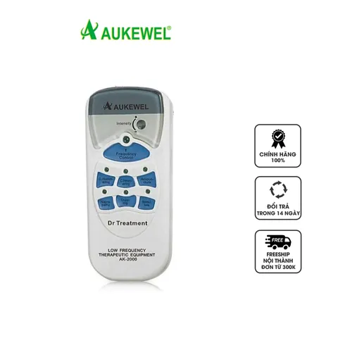Máy xung điện massage Aukewel AK-2000 - Thiết bị massage cao cấp hỗ trợ giảm đau mỏi, trị liệu hiệu quả, tích hợp 6 chế độ massage thông minh.