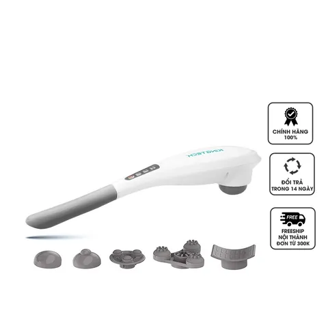 Máy Massage Cầm Tay Đa Năng Kingtech Lux 450 - Thiết Kế Hiện Đại, 6 Đầu Massage Tùy Chỉnh, Công Nghệ Massage Thông Minh