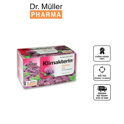 Viên uống Klimakterin - Hỗ trợ cân bằng nội tiết tố nữ từ cỏ ba lá đỏ và đậu nành, làm đẹp da, giảm triệu chứng mãn kinh