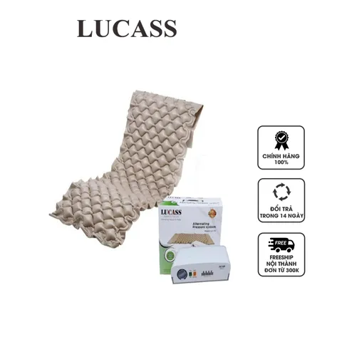 Đệm Hơi Chống Loét Lucass LC 79 - Công Nghệ Mỹ, Giảm Đau Nhức, Thoáng Khí, Dành Cho Người Nằm Lâu Ngày, Tiếng Ồn Thấp