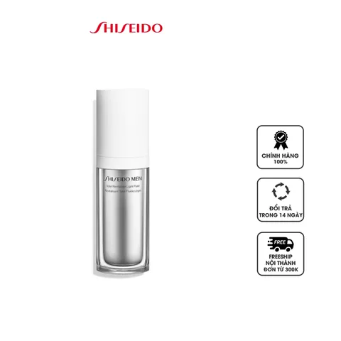 Sữa Dưỡng Shiseido Men Total Revitalizer Light Fluid 70ml - Hỗ Trợ Trẻ Hóa Da Nam, Cung Cấp Ẩm Và Năng Lượng, Phù Hợp Mọi Loại Da