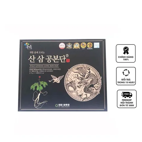 Viên đan sâm núi Gyeongju - Hỗ trợ hoạt huyết, cải thiện trí nhớ và giảm căng thẳng - Thực phẩm chức năng cho người lớn và cao tuổi