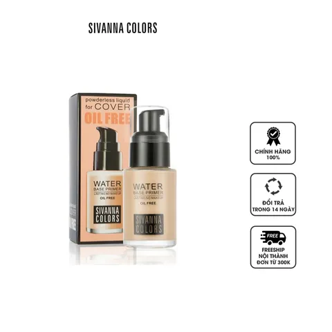 Kem Nền Kiềm Dầu Sivanna Water Base Primer HF559 - Trang Điểm Khô Thoáng, Khả Năng Che Phủ Tốt, SPF35++ Cho Da Sáng Mịn