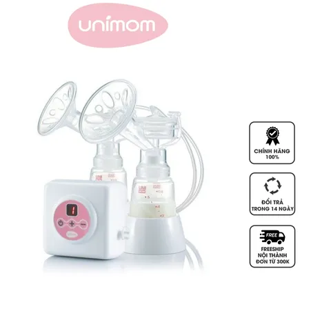 Máy Hút Sữa Điện Đôi Unimom Premium Allegro UM872002 - Tiết Kiệm Thời Gian, 7 Mức Độ Hút, Thiết Kế Sang Trọng, Không Đau Rát