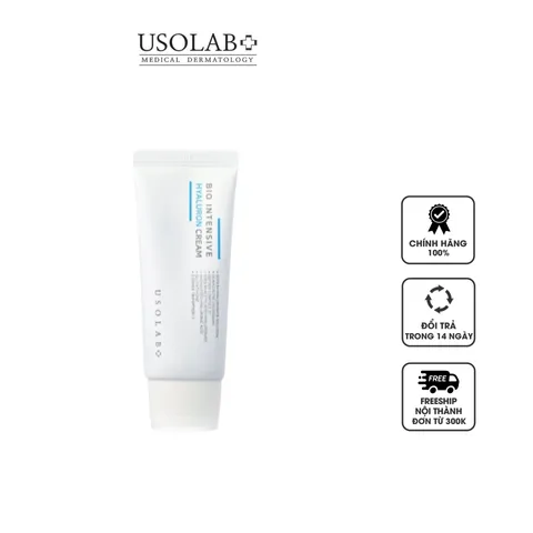 Kem Dưỡng Usolab Bio Intensive Hyaluron Cream 50ml - Cấp Nước và Làm Sáng Da, Dưỡng Ẩm Chuyên Sâu Cho Tất Cả Các Loại Da