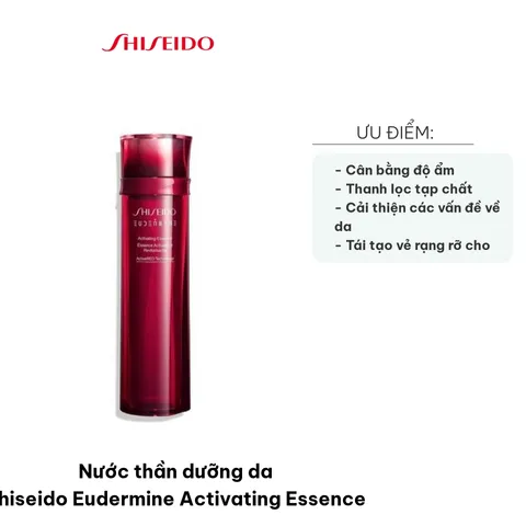 Nước Thần Dưỡng Da Shiseido Eudermine Activating Essence 250ml - Cân Bằng Độ Ẩm, Phục Hồi Làn Da Rạng Rỡ, Thích Hợp Mọi Loại Da