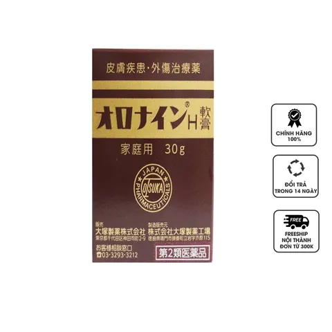 Kem Bôi Đa Năng Oronine H Ointment 30g - Chăm Sóc Da và Làm Tan Vết Bầm Tím - Chính Hãng Nhật Bản