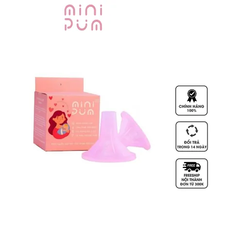 Phễu Kích Sữa Silicon Mini Pum - Tiệt Trùng Cao Cấp, Hỗ Trợ Kích Thích Sữa Tự Nhiên, Phù Hợp Với Mọi Kích Thước Ngực