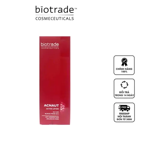 Lotion Giảm Mụn, Làm Dịu Da Biotrade Acnaut Active 60ml - Giải Pháp Tối Ưu Cho Da Dầu Mụn, Cấp Ẩm và Điều Tiết Bã Nhờn
