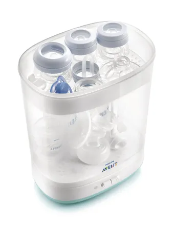 Máy Tiệt Trùng Bình Sữa Avent 2 Trong 1 SCF922/03 - Tiêu Diệt 99,9% Vi Khuẩn, Thiết Kế Thông Minh, Tiện Lợi Cho Mẹ Và Bé
