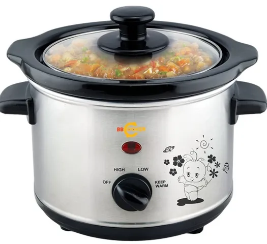 Nồi Nấu Cháo Chậm BBCooker 1.5L - Thiết Kế Sang Trọng, Giữ Dinh Dưỡng Tối Ưu Cho Bé - Dùng Phương Pháp Nấu Chậm Thịnh Hành Từ Hàn Quốc