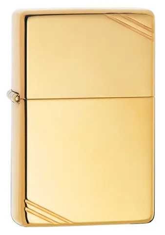 Bật Lửa Zippo 270 Vintage High Polish Brass Slashes - Bật Lửa Cổ Điển Vàng Sang Trọng, Phong Cách Đẳng Cấp Cho Người Sử Dụng