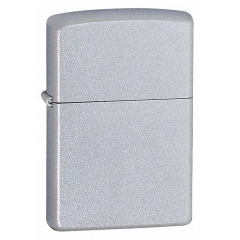 Bật lửa Zippo 205 Classic Satin Chrome - Bật lửa kim loại chống gió, thiết kế đơn giản và sang trọng, quà tặng hoàn hảo cho tín đồ Zippo