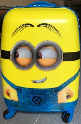 Vali Kéo Minion Ngộ Nghĩnh Hình Chữ Nhật Cho Bé - Thiết Kế Tiện Dụng, Không Gian Rộng Rãi, Quà Tặng Tuyệt Vời Cho Trẻ Em