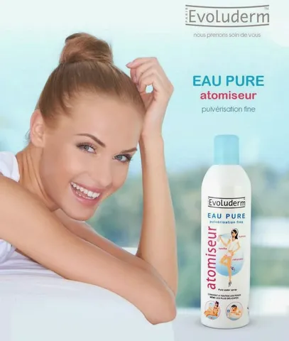 Xịt Khoáng Evoluderm Pháp 400ml - Dưỡng ẩm và Làm dịu da, Thích hợp cho mọi loại da, Giải pháp cấp nước tức thì