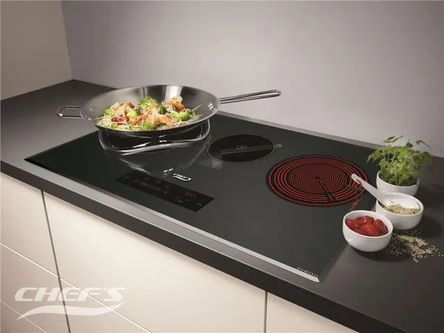 Bếp Điện Từ Chefs EH MIX533 - Bếp Nấu 3 Vùng (2 Mâm Từ & 1 Mâm Điện), Mặt Kính Ceramic, Tiết Kiệm Điện, Chính Hãng Đức