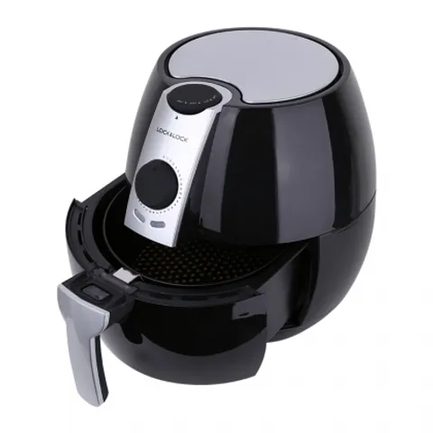 Nồi Chiên Không Dầu Lock&Lock ECF-302R Đen - Công Nghệ Rapid Air Giúp Chiên Thực Phẩm Ngon, Ít Dầu Mỡ, Dung Tích 3.2L