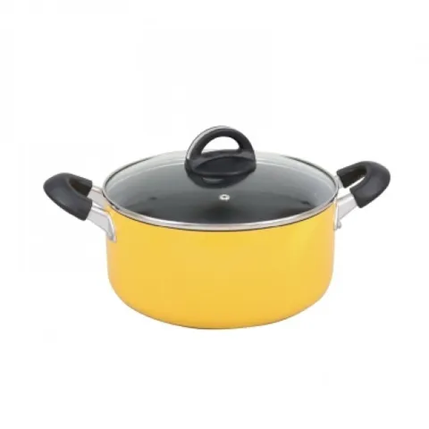 Nồi Nhôm E-cook Deco LED2222G 22cm - Nồi Nấu Chống Dính Cao Cấp Lock&Lock 3 Màu Sắc Tươi Sáng cho Bếp Hiện Đại