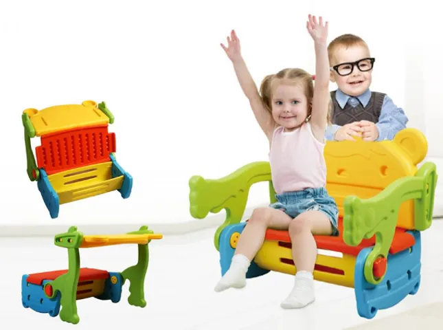Bàn Học Đa Năng TB-01 - Ghế Sofa, Bàn Học & Hộp Đựng Đồ Chơi An Toàn Chính Hãng, Tiện Lợi Cho Trẻ Nhỏ