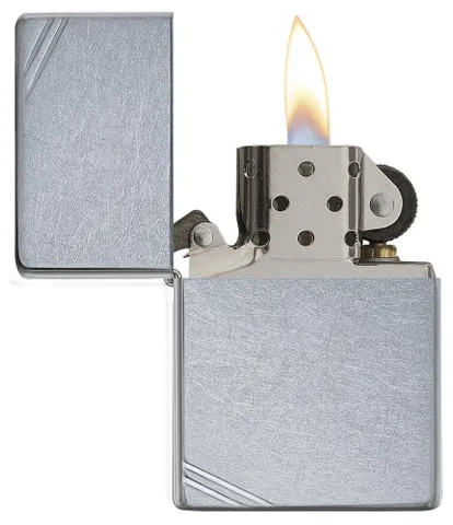 Bật lửa Zippo 267 Street Chrome Vintage 1937 - Bật lửa cổ điển xước bụi, chất lượng cao, quà tặng sang trọng, thời trang nam giới
