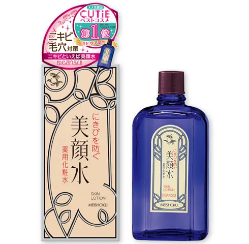 Lotion Meishoku Bigansui Medicated Skin 90ml - Sản phẩm trị mụn Nhật Bản hiệu quả, cải thiện mụn trứng cá, kiểm soát dầu cho da khỏe đẹp