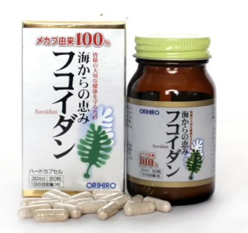 Tảo Fucoidan Orihiro Nhật Bản 90 Viên - Hỗ Trợ Tăng Cường Sức Khỏe, Đề Kháng, Chống Oxy Hóa, Cải Thiện Tiêu Hóa