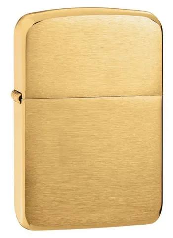 Bật Lửa Zippo 1941 Replica Brushed Brass Vàng Sang Trọng - Thiết Kế Tinh Tế, Thời Thượng, Phù Hợp Cho Người Yêu Thích Zippo