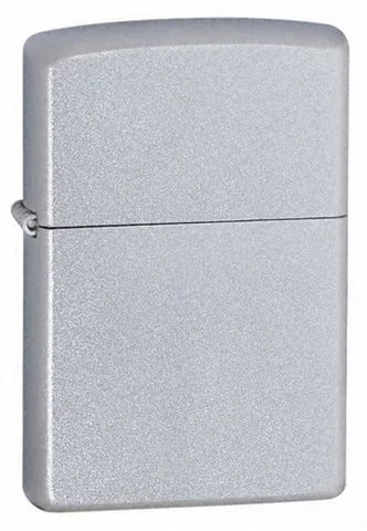 Bật lửa Zippo 205 Classic Satin Chrome - Bật lửa kim loại chống gió, thiết kế đơn giản và sang trọng, quà tặng hoàn hảo cho tín đồ Zippo