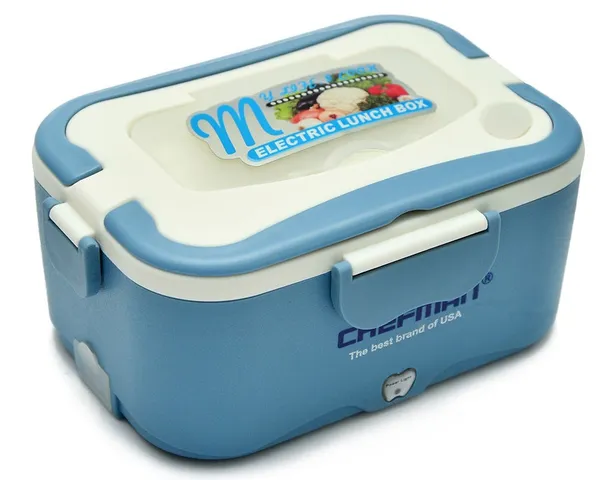 Hộp Cơm Hâm Nóng Chefman Inox CM-112i - Bảo Hành 24 Tháng, Thiết Kế Sang Trọng, Chống Tràn, Kèm Túi Đựng Da Cao Cấp