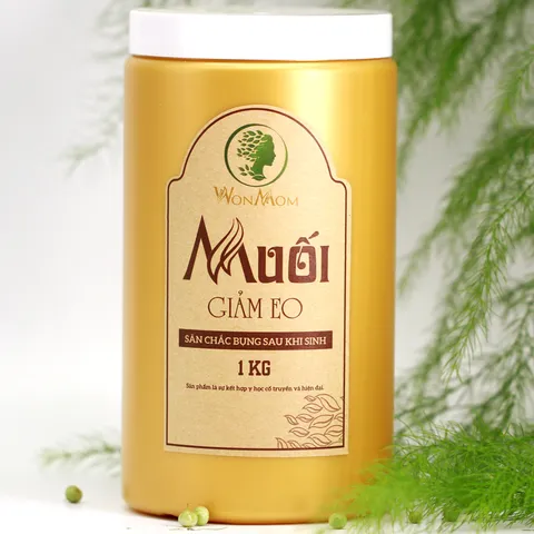 Muối Giảm Eo Sau Sinh Wonmom 1kg - Tinh Chất Thảo Dược Giúp Săn Chắc Vòng Bụng Nhanh Chóng, Hiệu Quả Cho Mẹ Sau Sinh