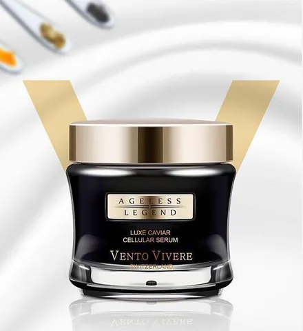 Vento Vivere Luxe Caviar - Serum Dưỡng Da Trứng Cá Tầm Thụy Sĩ Chống Lão Hóa, Phục Hồi Da, Giúp Da Săn Chắc và Trắng Hồng Rạng Rỡ