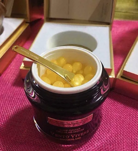 Vento Vivere Luxe Caviar - Serum Dưỡng Da Trứng Cá Tầm Thụy Sĩ Chống Lão Hóa, Phục Hồi Da, Giúp Da Săn Chắc và Trắng Hồng Rạng Rỡ