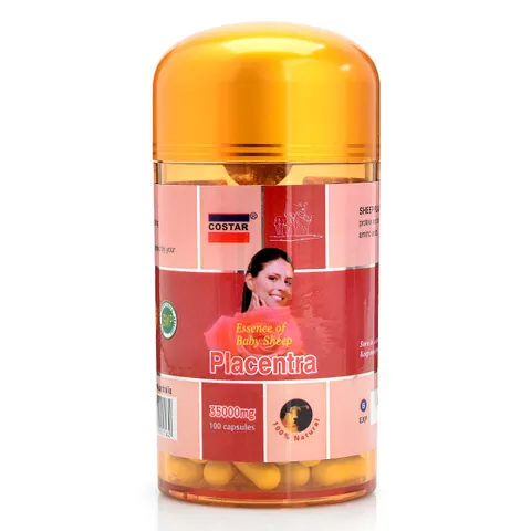 Nhau Thai Cừu Costar 35000mg - Viên Uống Làm Đẹp Da Từ Úc Hộp 100 Viên, Tăng Cường Sức Khỏe, Cân Bằng Nội Tiết Tố Nữ