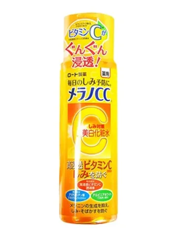 Nước Hoa Hồng Mentholatum Melano CC Rohto 170ml - Dưỡng Trắng Da, Làm Mờ Vết Thâm, Vitamin C Nhật Bản, Cho Làn Da Sáng Mịn Ẩm Mượt