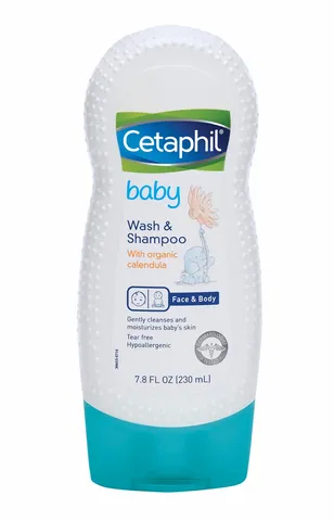 Sữa Tắm, Gội Toàn Thân Cetaphil Cho Bé 230ml - Dầu Hạt Hạnh Nhân, Dịu Nhẹ, Không Cay Mắt, Dưỡng Ẩm Da Cho Trẻ Sơ Sinh