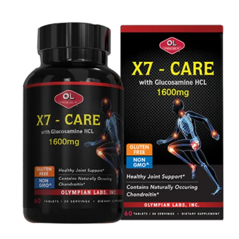 Viên uống X7 Care với Glucosamine HCL 1600mg - Hỗ trợ sức khỏe xương khớp từ Olympian Labs, Mỹ, tăng cường vận động linh hoạt