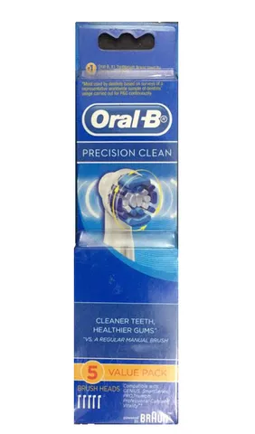 Set 5 đầu bàn chải điện Precision Clean Oral-B - Lông mềm mại, làm sạch hiệu quả mà không gây tổn thương nướu, Tây Bắc