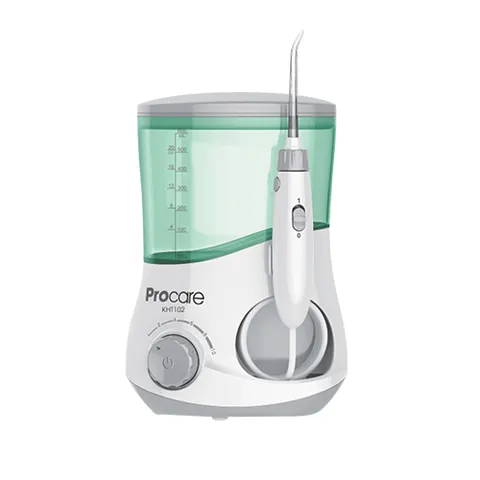 Máy tăm nước Procare KHT102 - Thiết bị làm sạch mảng bám và thức ăn thừa hiệu quả cho mọi lứa tuổi, hỗ trợ mát xa nướu